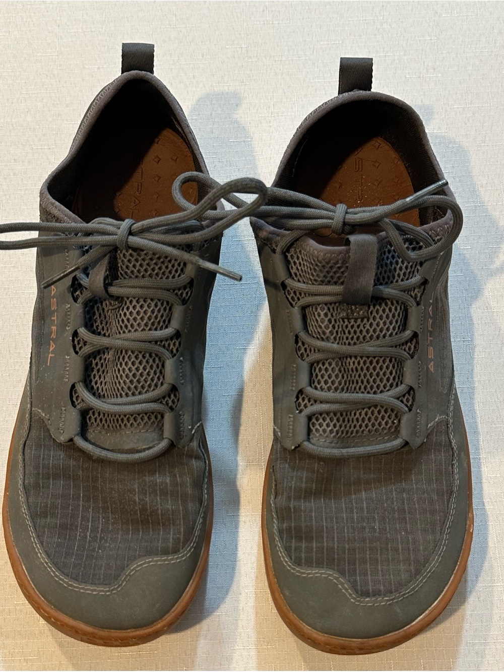 Astral Loyak AC Men’s 9 Gray Water Shoes Kayak Zero Drop
